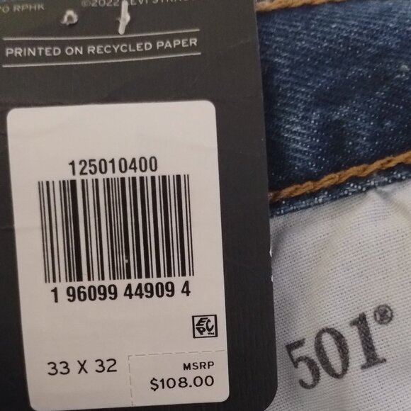 Women's Levi's Original 501 Jeans - Picture 3 of 8